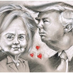 Hillary_and_Trump_Photo2Me-Portrait2U