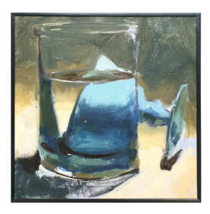 Still Life #3 <br> Olie på masonitplade <br> 32,5 x 32,5 cm