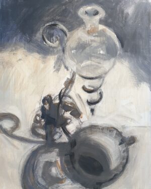 Still Life #24 <br> Olie på lærred <br> 40 x 50 cm