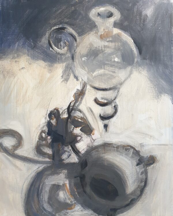 Still Life #24 <br> Olie på lærred <br> 40 x 50 cm